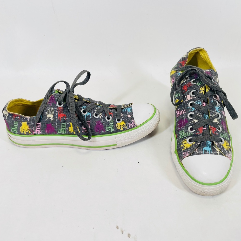 Converse Chuck Taylor All Star Low Top Chair Print Sneakers 1Y031 Mens 6.5 W 8.5